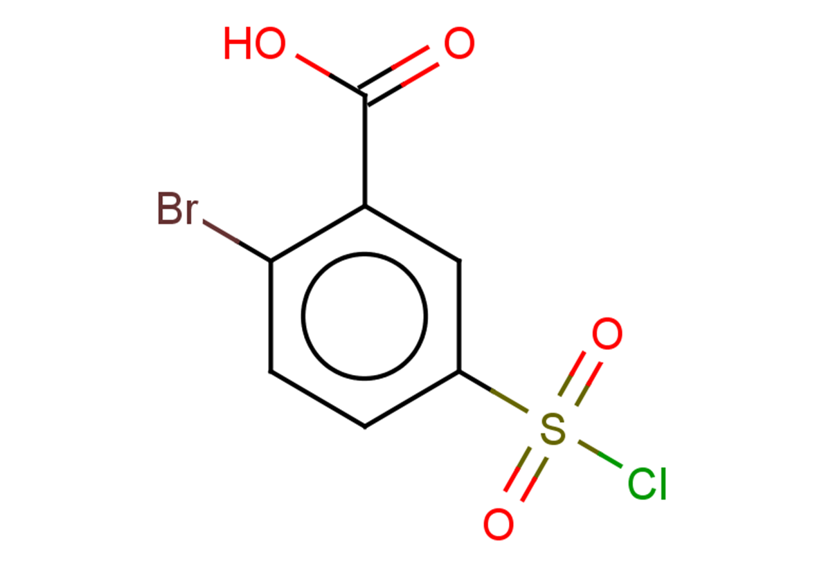2-bromo-5-(chlorosulfonyl)benzoic acid