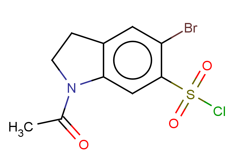 1-acetyl-5-bromo-2,3-dihydro-1H-indole-6-sulfonyl chloride