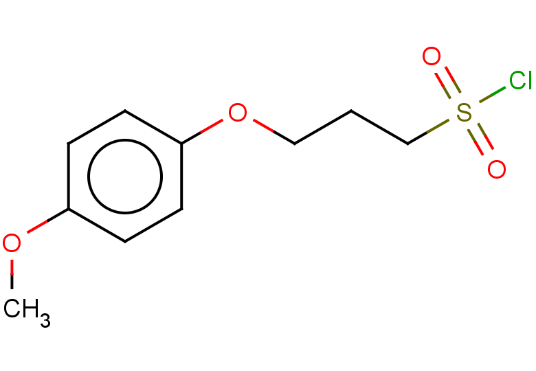 3-(4-methoxyphenoxy)propane-1-sulfonyl chloride