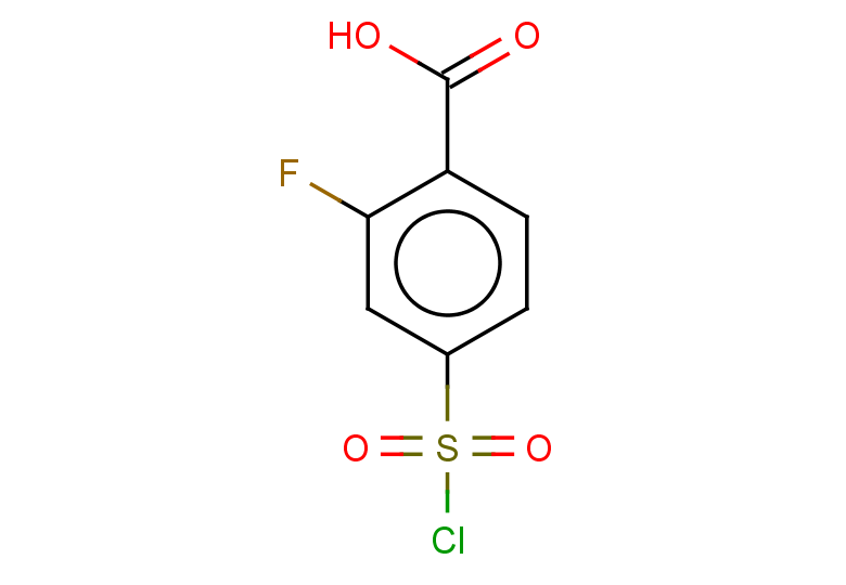 4-(chlorosulfonyl)-2-fluorobenzoic acid