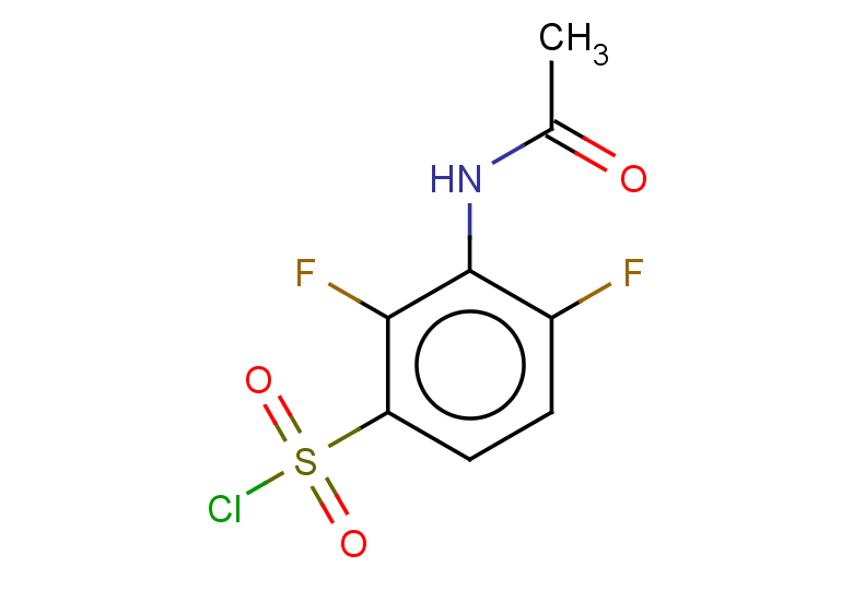 3-acetamido-2,4-difluorobenzene-1-sulfonyl chloride