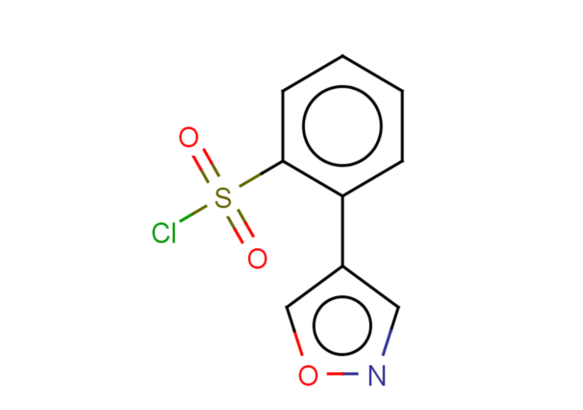 2-(1,2-oxazol-4-yl)benzene-1-sulfonyl chloride