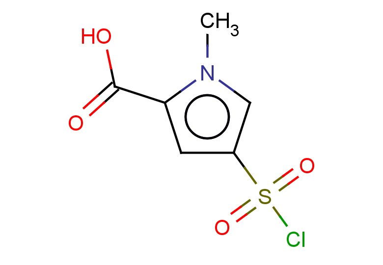 4-(chlorosulfonyl)-1-methyl-1H-pyrrole-2-carboxylic acid