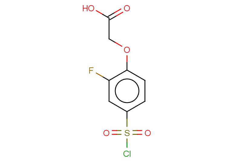 2-[4-(chlorosulfonyl)-2-fluorophenoxy]acetic acid