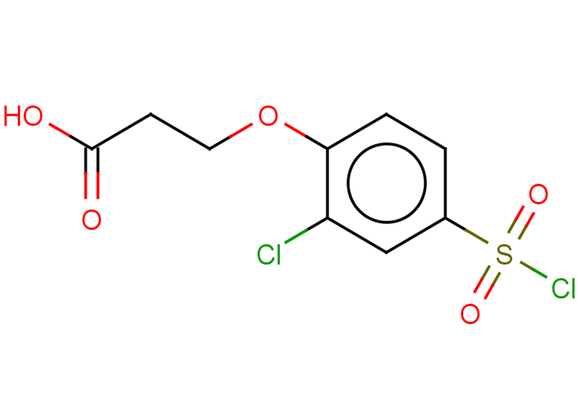 3-[2-chloro-4-(chlorosulfonyl)phenoxy]propanoic acid