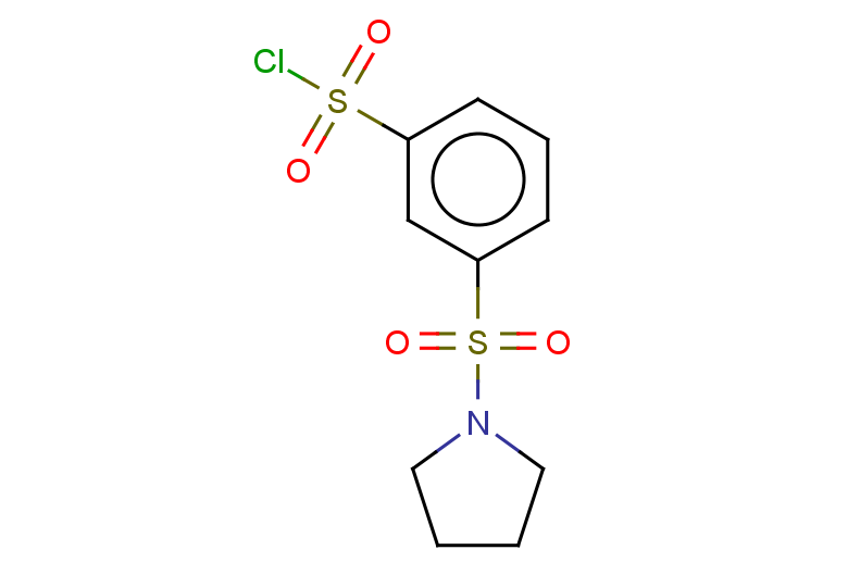3-(pyrrolidine-1-sulfonyl)benzene-1-sulfonyl chloride