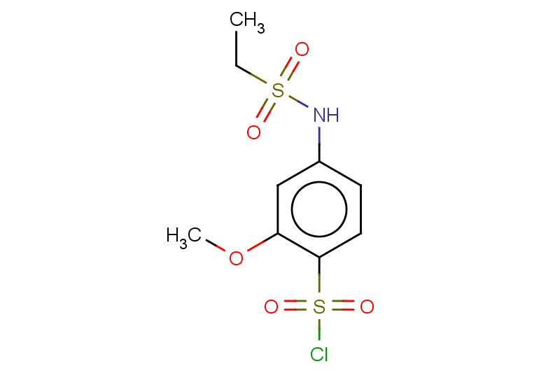 4-ethanesulfonamido-2-methoxybenzene-1-sulfonyl chloride