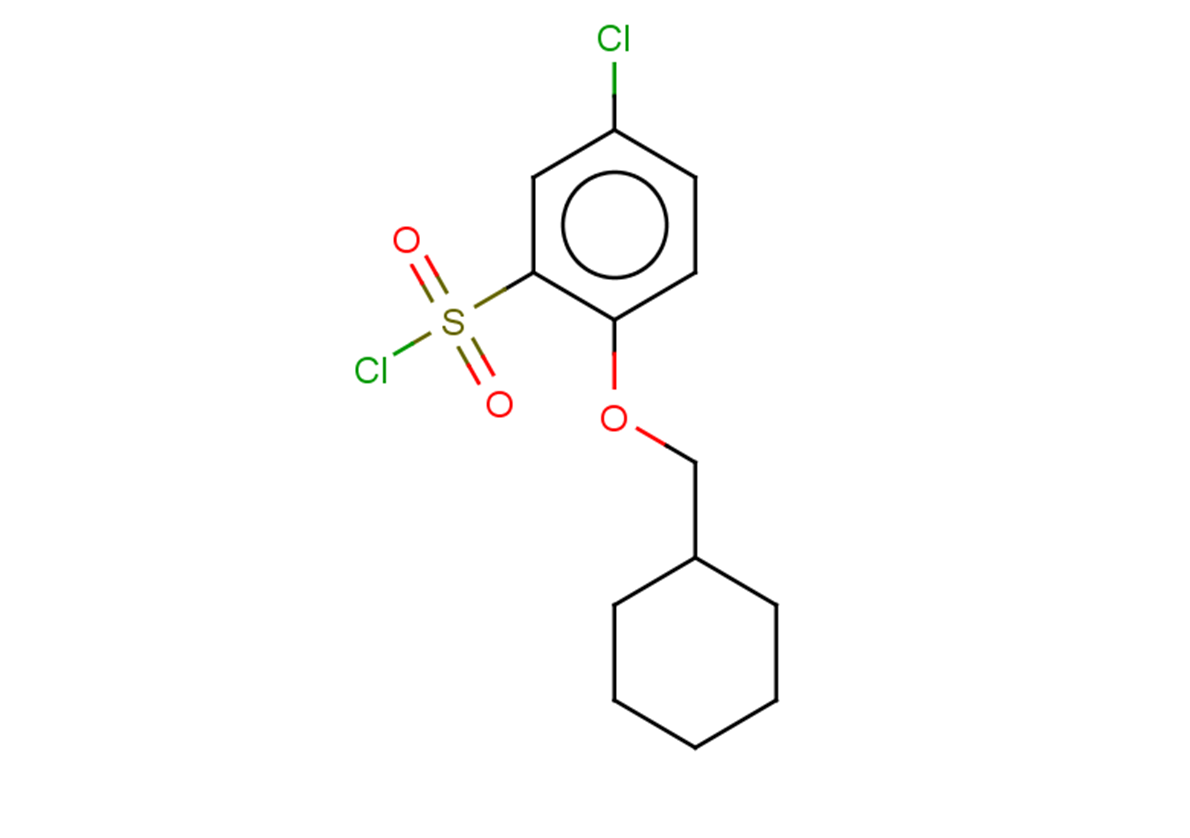 5-chloro-2-(cyclohexylmethoxy)benzene-1-sulfonyl chloride