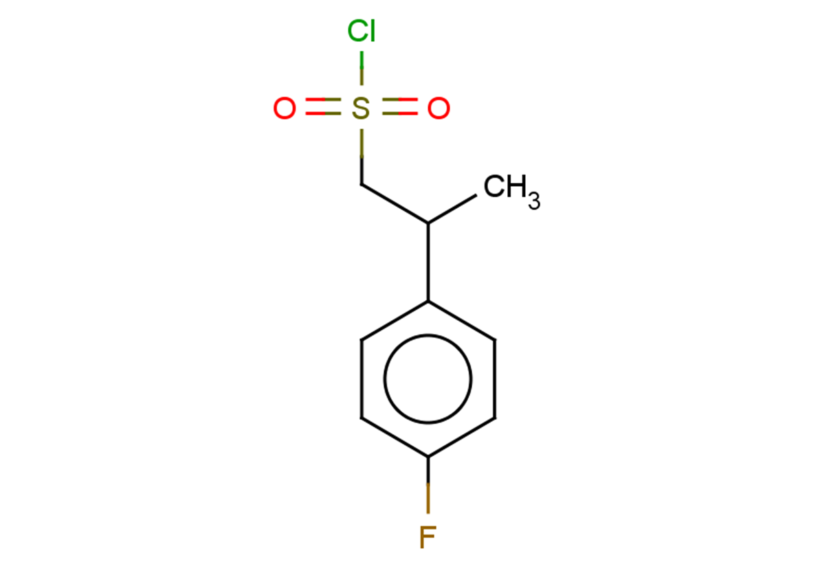 2-(4-fluorophenyl)propane-1-sulfonyl chloride
