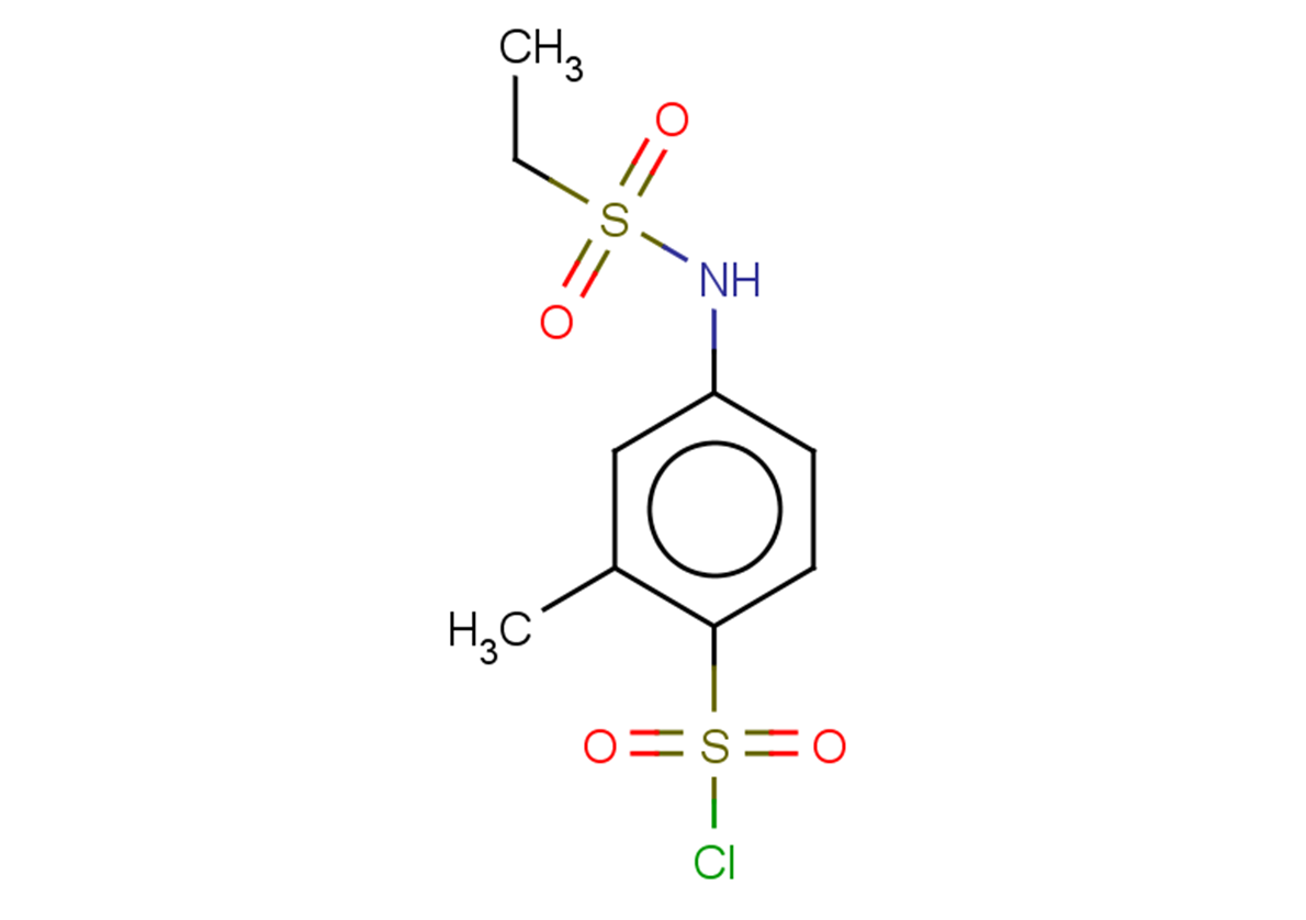 4-ethanesulfonamido-2-methylbenzene-1-sulfonyl chloride
