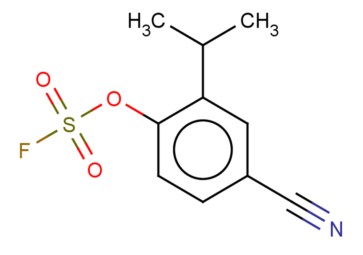 4-cyano-2-(propan-2-yl)phenyl fluoranesulfonate