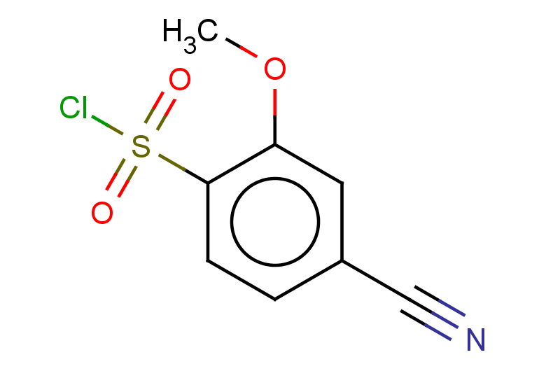 4-cyano-2-methoxybenzene-1-sulfonyl chloride