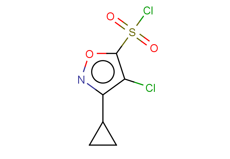 4-chloro-3-cyclopropyl-1,2-oxazole-5-sulfonyl chloride