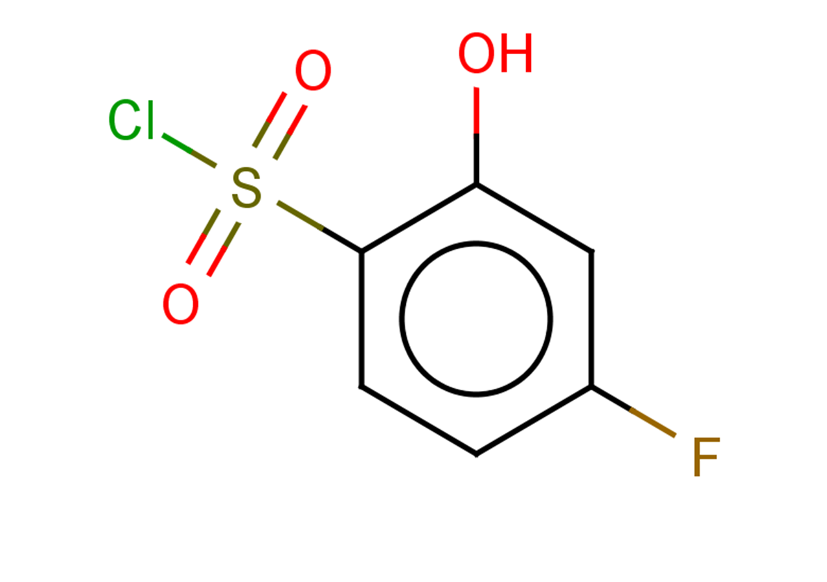 4-fluoro-2-hydroxybenzene-1-sulfonyl chloride