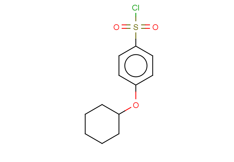 4-(cyclohexyloxy)benzene-1-sulfonyl chloride