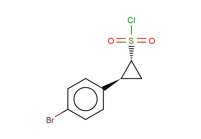 rac-(1R,2S)-2-(4-bromophenyl)cyclopropane-1-sulfonyl chloride, trans