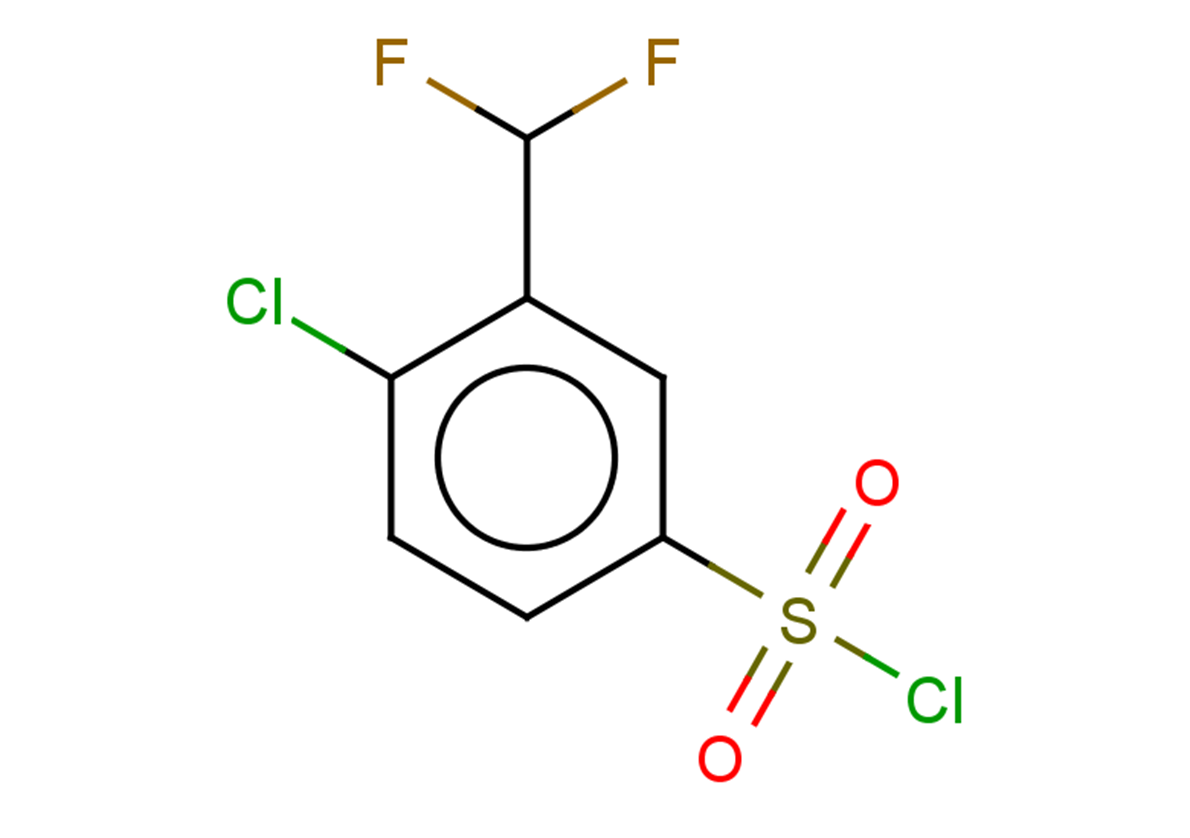 4-chloro-3-(difluoromethyl)benzene-1-sulfonyl chloride