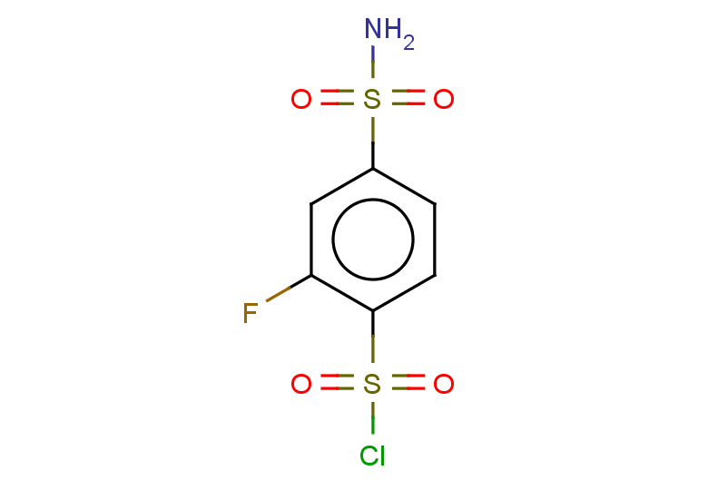 2-fluoro-4-sulfamoylbenzene-1-sulfonyl chloride