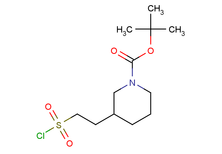 tert-butyl 3-[2-(chlorosulfonyl)ethyl]piperidine-1-carboxylate