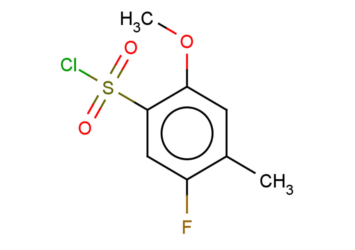 5-fluoro-2-methoxy-4-methylbenzene-1-sulfonyl chloride