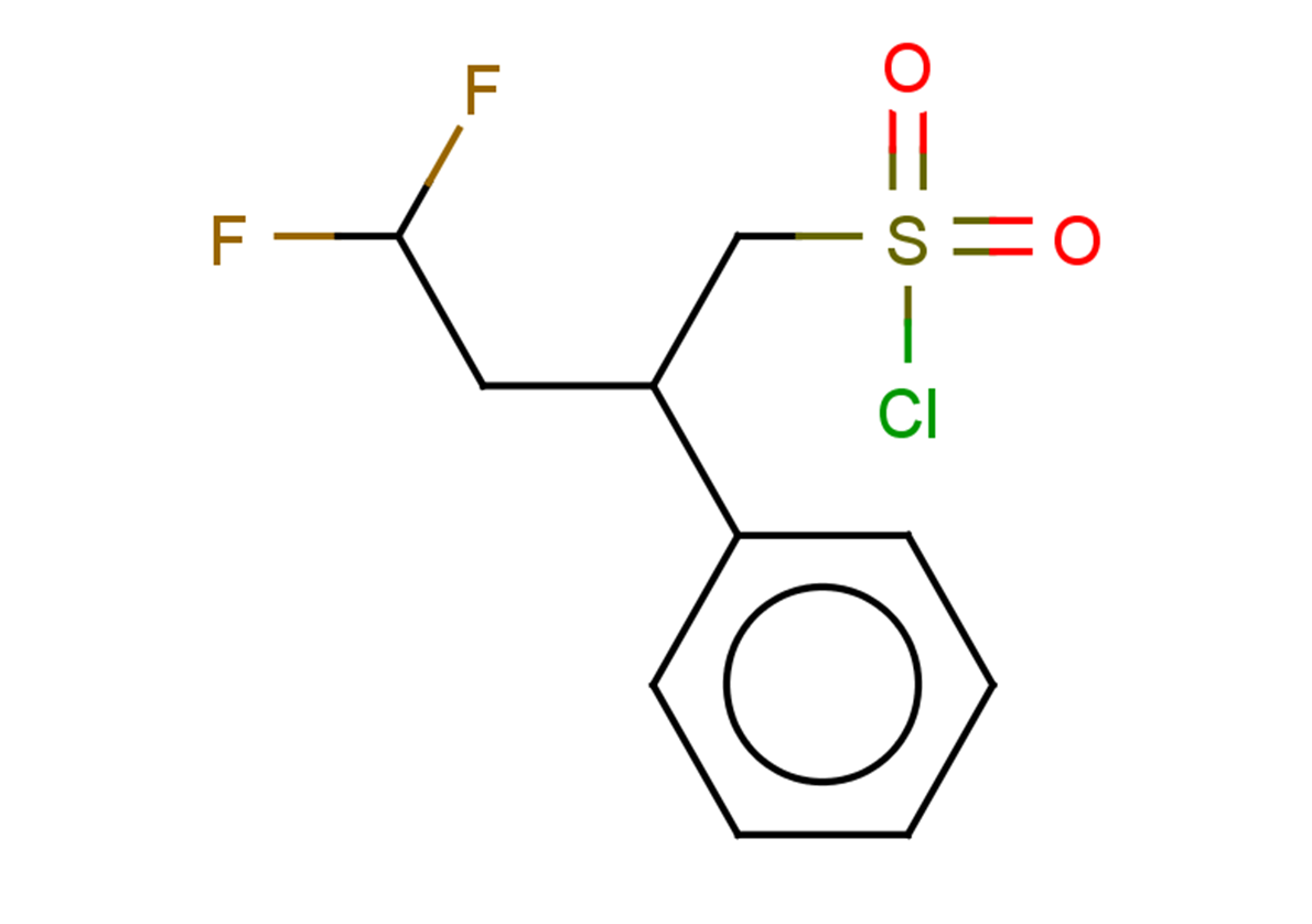 4,4-difluoro-2-phenylbutane-1-sulfonyl chloride