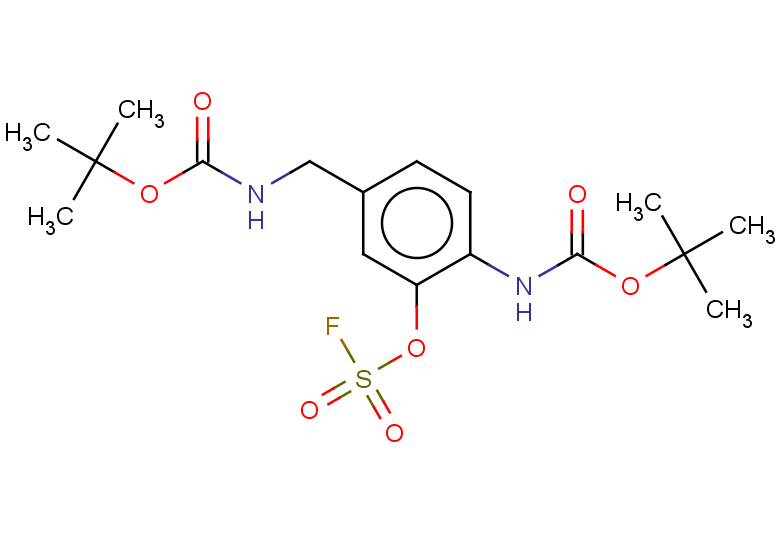 tert-butyl N-[4-({[(tert-butoxy)carbonyl]amino}methyl)-2-[(fluorosulfonyl)oxy]phenyl]carbamate
