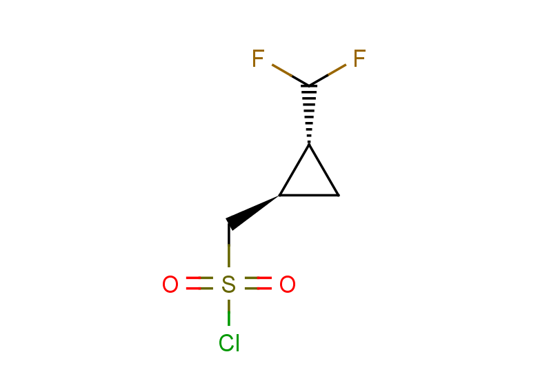 rac-[(1R,2R)-2-(difluoromethyl)cyclopropyl]methanesulfonyl chloride, trans