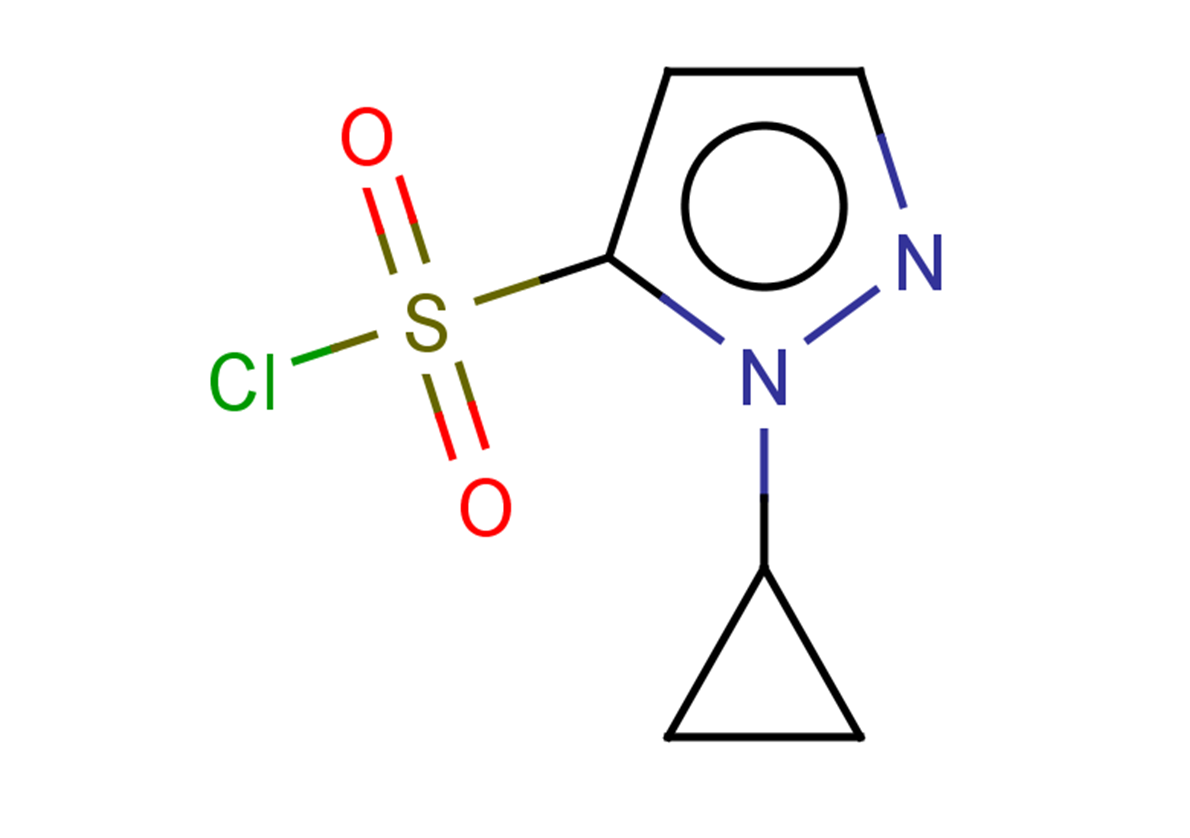 1-cyclopropyl-1H-pyrazole-5-sulfonyl chloride