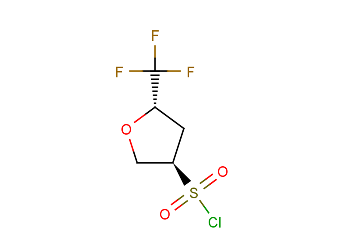 rac-(3R,5S)-5-(trifluoromethyl)oxolane-3-sulfonyl chloride