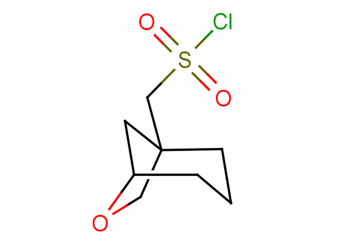 {6-oxabicyclo[3.2.1]octan-1-yl}methanesulfonyl chloride