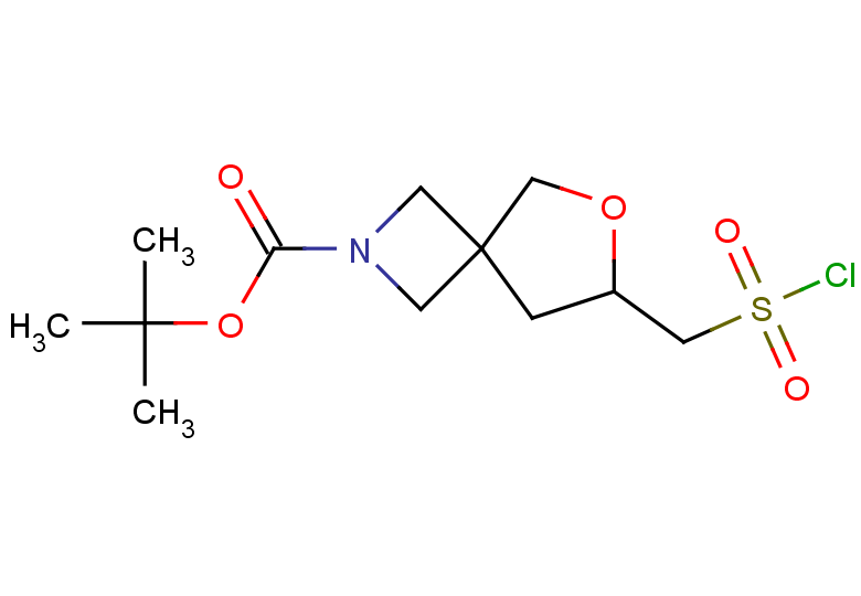 tert-butyl 7-[(chlorosulfonyl)methyl]-6-oxa-2-azaspiro[3.4]octane-2-carboxylate