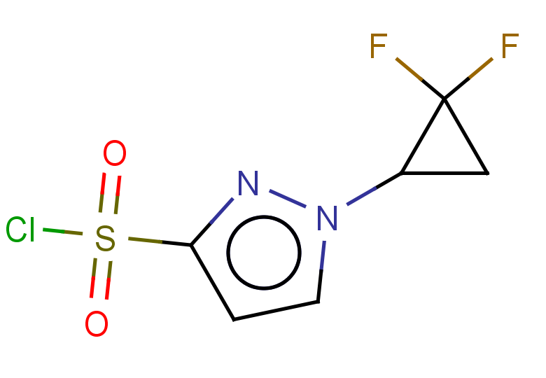 1-(2,2-difluorocyclopropyl)-1H-pyrazole-3-sulfonyl chloride