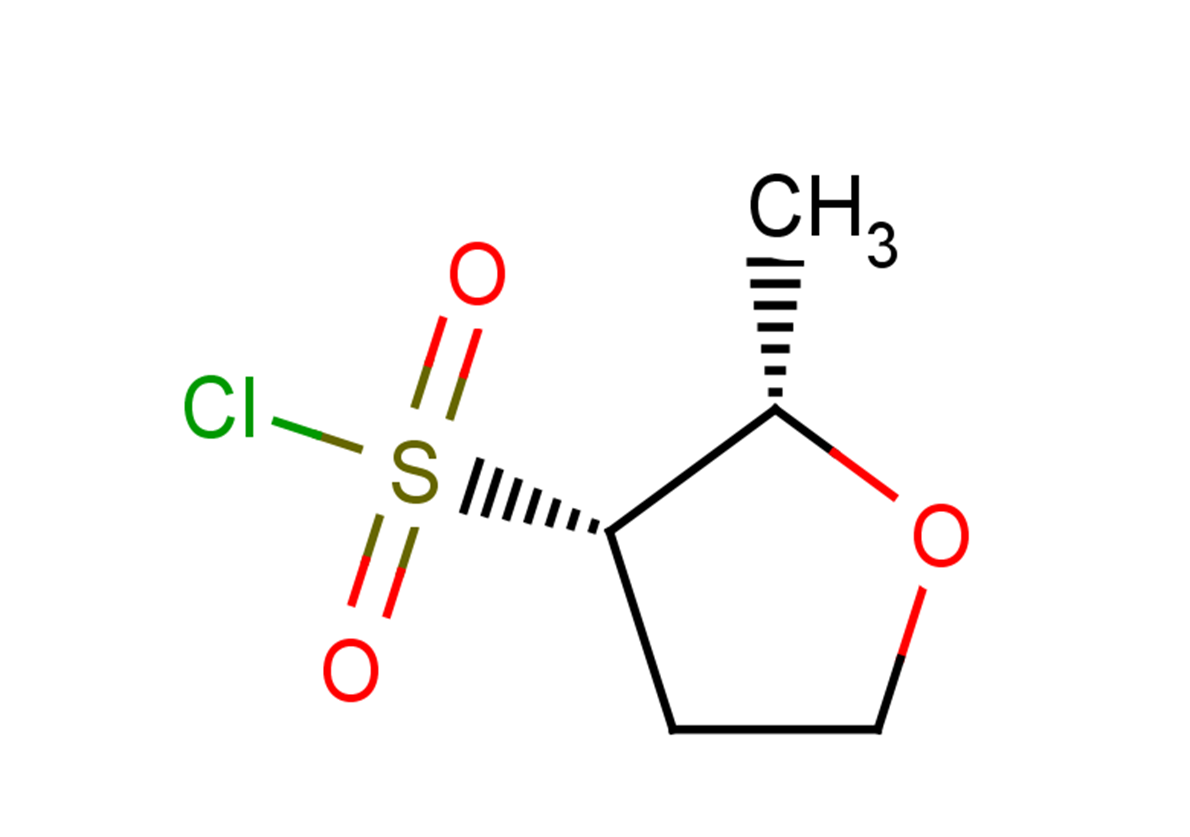 rac-(2R,3R)-2-methyloxolane-3-sulfonyl chloride, cis