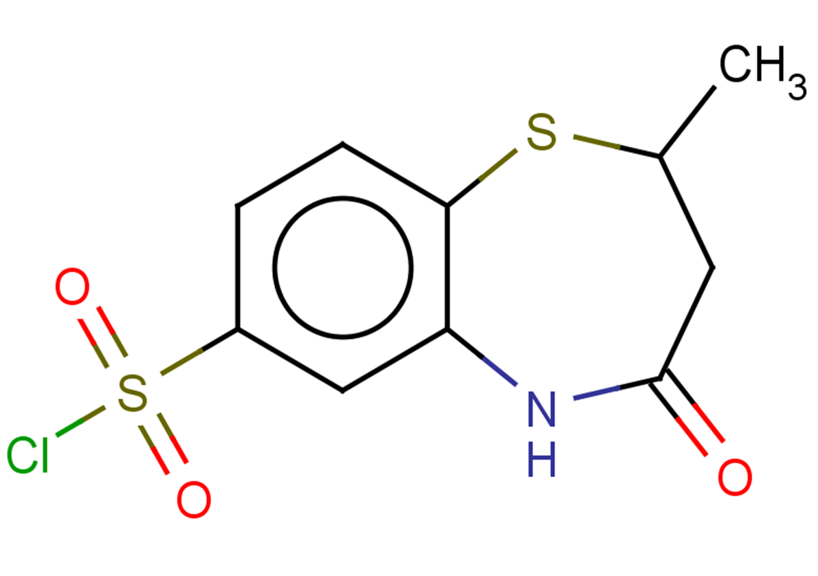 2-methyl-4-oxo-2,3,4,5-tetrahydro-1,5-benzothiazepine-7-sulfonyl chloride