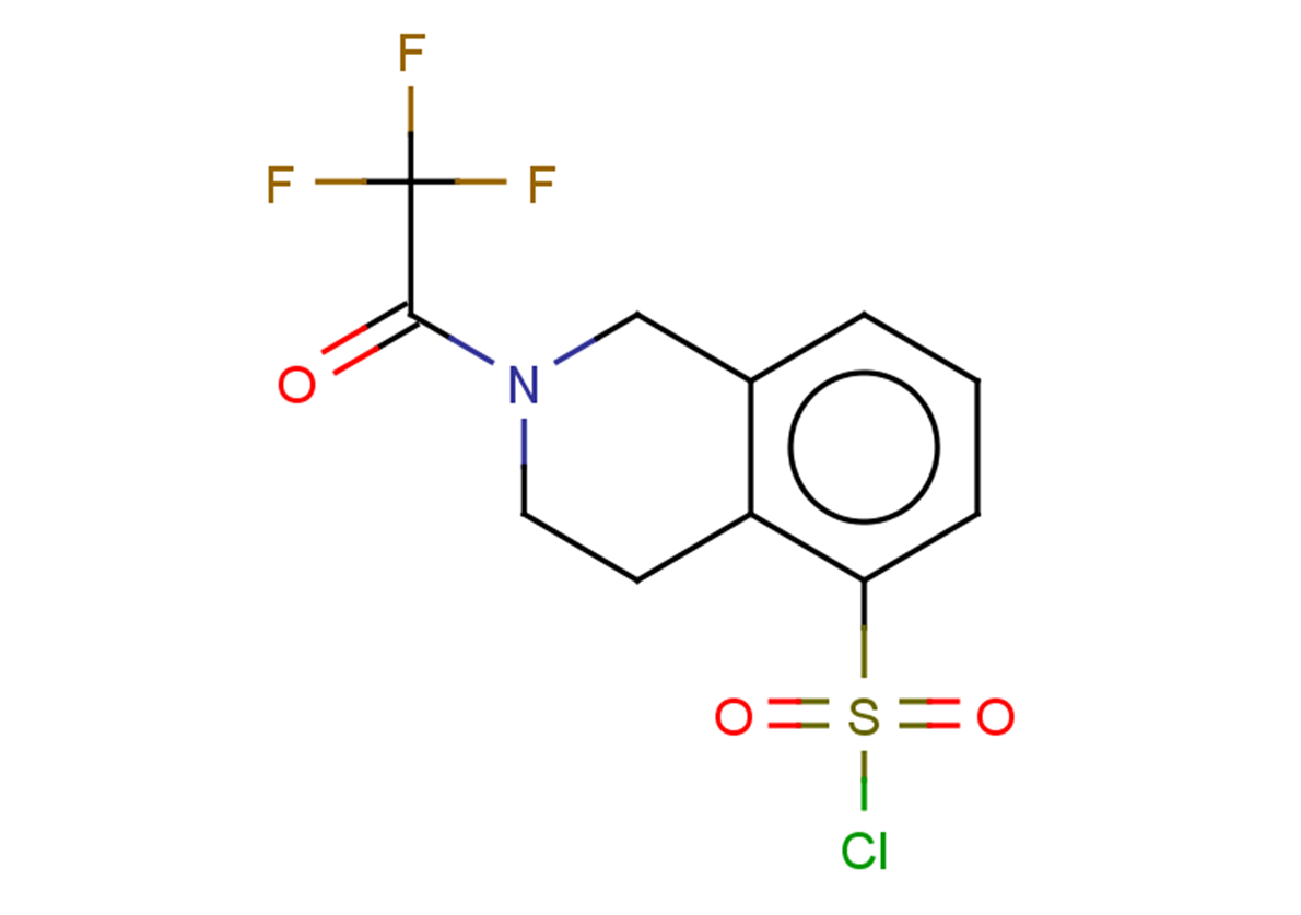 2-(2,2,2-trifluoroacetyl)-1,2,3,4-tetrahydroisoquinoline-5-sulfonyl chloride