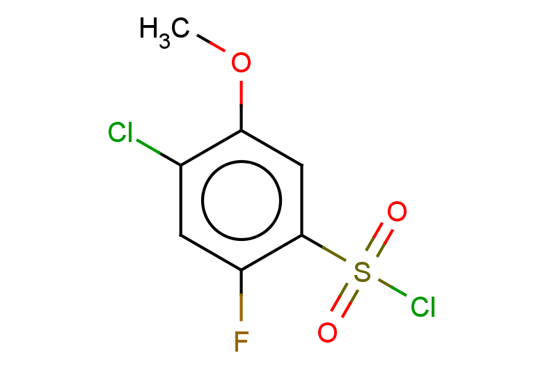 4-chloro-2-fluoro-5-methoxybenzene-1-sulfonyl chloride