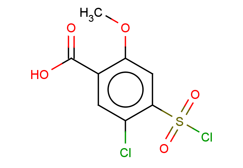5-chloro-4-(chlorosulfonyl)-2-methoxybenzoic acid