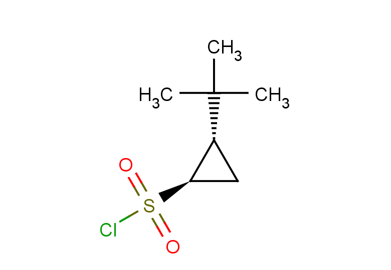 rac-(1R,2S)-2-tert-butylcyclopropane-1-sulfonyl chloride, trans