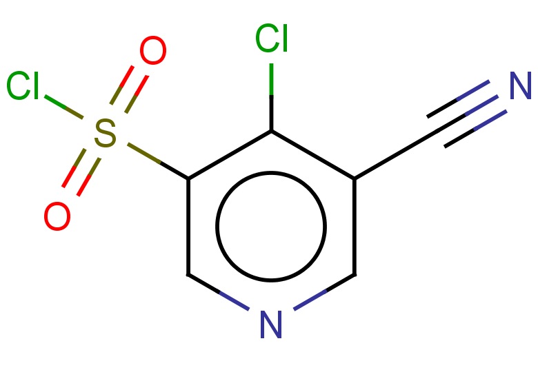 4-chloro-5-cyanopyridine-3-sulfonyl chloride
