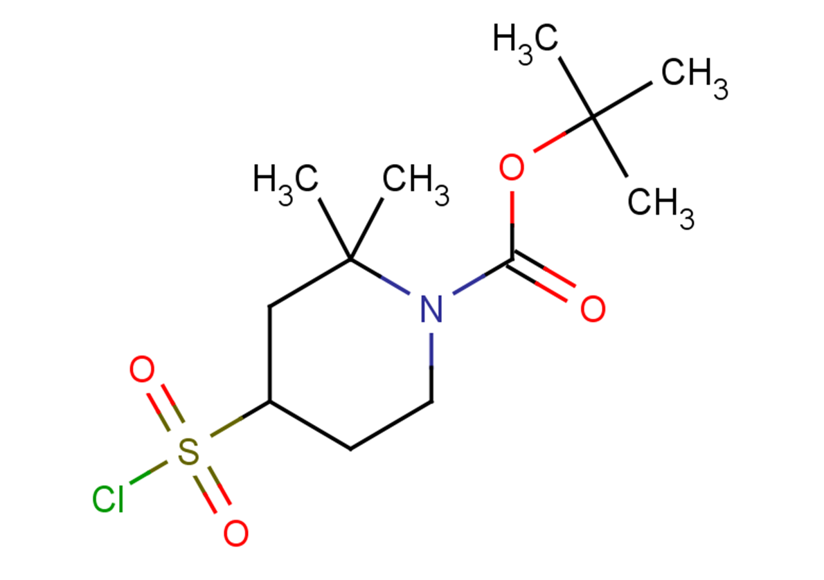 tert-butyl 4-(chlorosulfonyl)-2,2-dimethylpiperidine-1-carboxylate