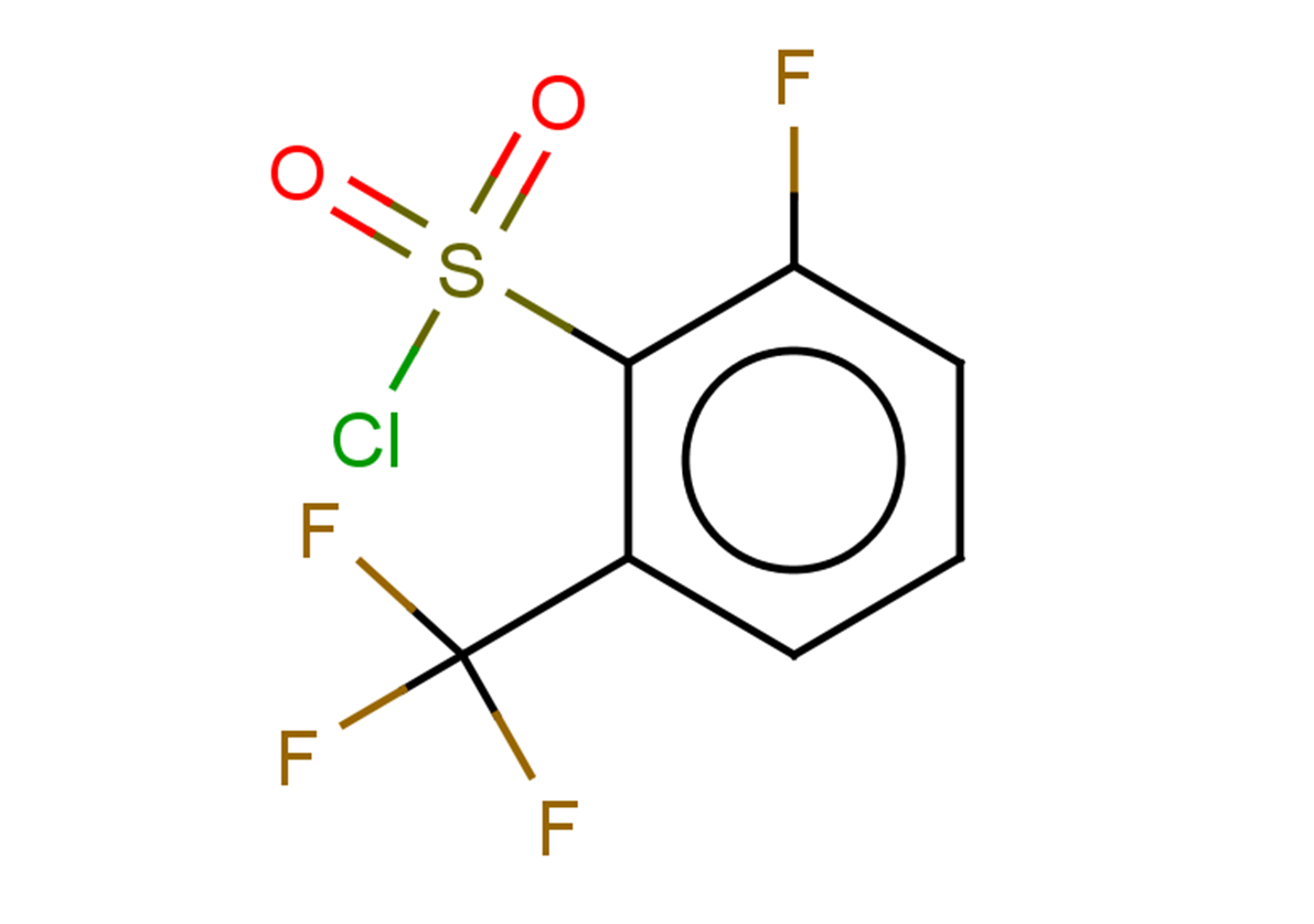 2-fluoro-6-(trifluoromethyl)benzene-1-sulfonyl chloride