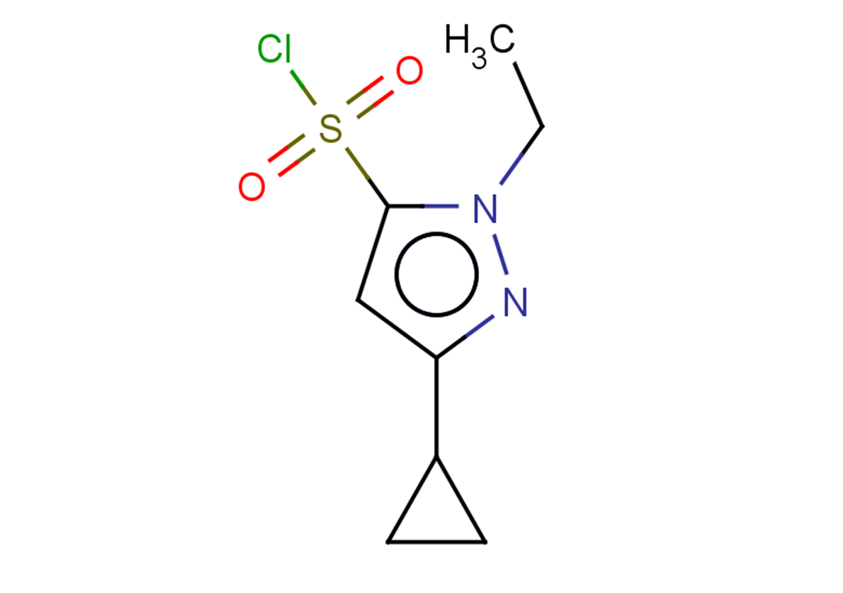 3-cyclopropyl-1-ethyl-1H-pyrazole-5-sulfonyl chloride