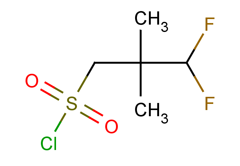 3,3-difluoro-2,2-dimethylpropane-1-sulfonyl chloride