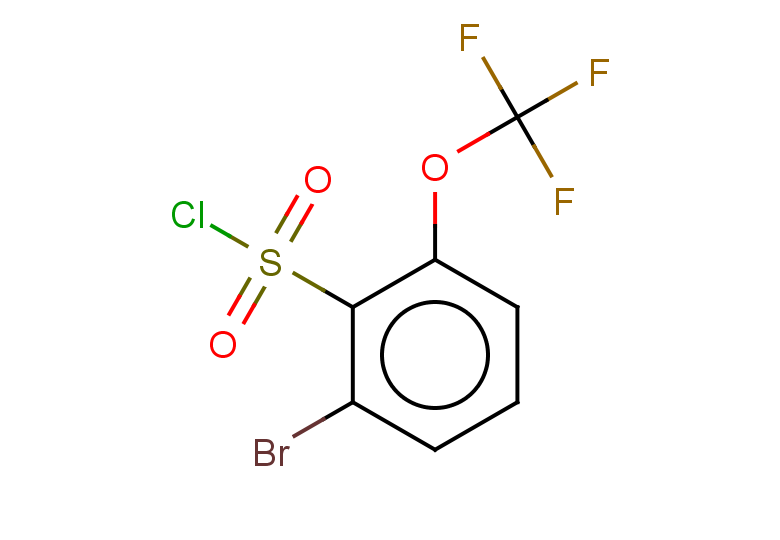 2-bromo-6-(trifluoromethoxy)benzene-1-sulfonyl chloride