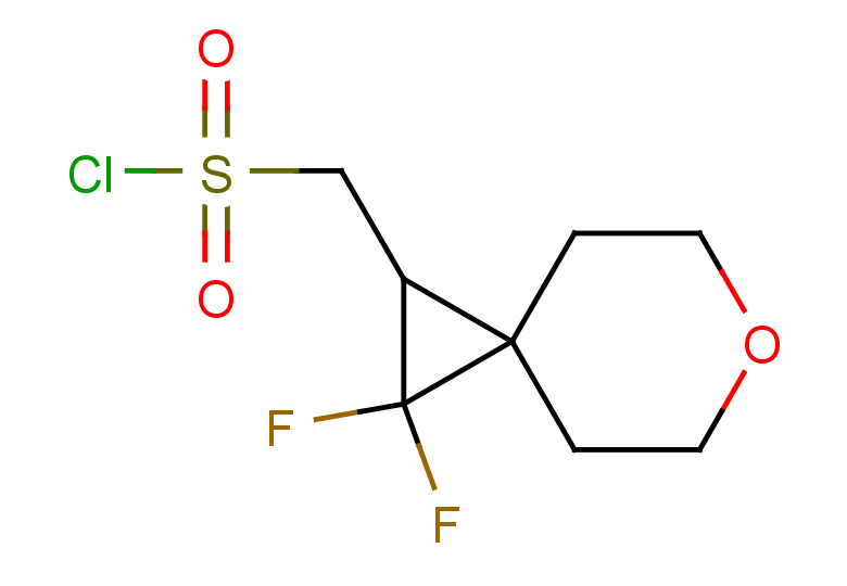 {2,2-difluoro-6-oxaspiro[2.5]octan-1-yl}methanesulfonyl chloride