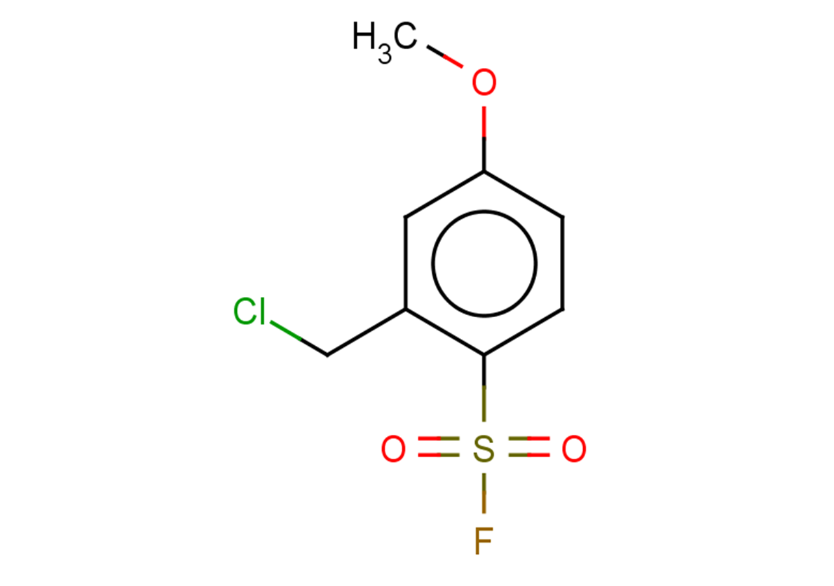 2-(chloromethyl)-4-methoxybenzene-1-sulfonyl fluoride