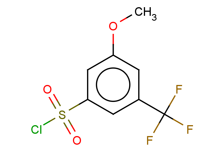 3-methoxy-5-(trifluoromethyl)benzene-1-sulfonyl chloride