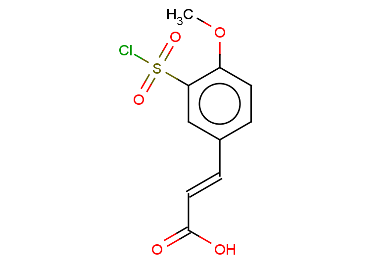 (2E)-3-[3-(chlorosulfonyl)-4-methoxyphenyl]prop-2-enoic acid