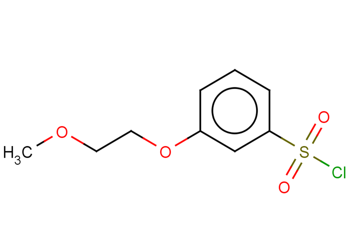 3-(2-methoxyethoxy)benzene-1-sulfonyl chloride