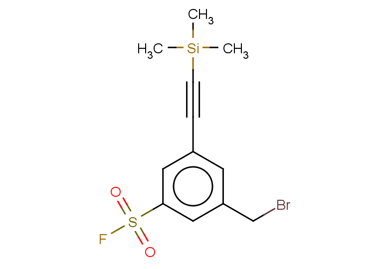 3-(bromomethyl)-5-[2-(trimethylsilyl)ethynyl]benzene-1-sulfonyl fluoride